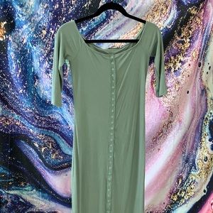 Fashion Nova Mint Midi Dress